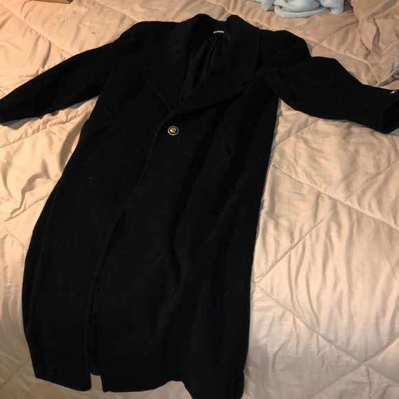Black Trench Coat - Picture 2 of 2